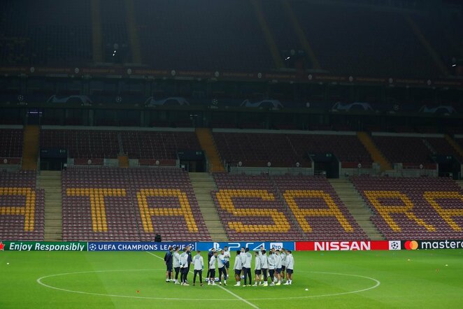 „Schalke“ treniruotė „Galatasaray“ stadione | Scanpix nuotr.