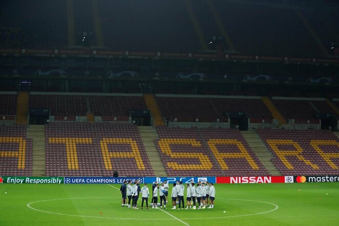 „Schalke“ treniruotė „Galatasaray“ stadione | Scanpix nuotr.