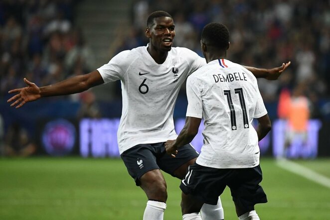Paulas Pogba ir Ousmane'as Dembele | Scanpix nuotr.