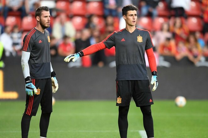 Davidas De Gea ir Kepa Arrizabalaga | Scanpix nuotr.