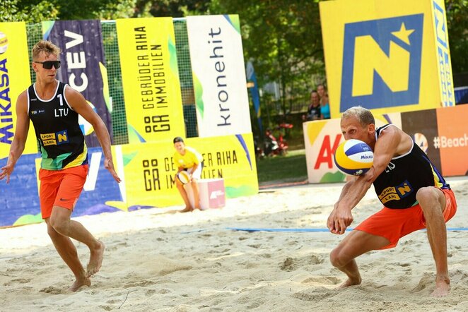 Arnas Rumševičius ir Tomas Staševičius | FIVB nuotr.