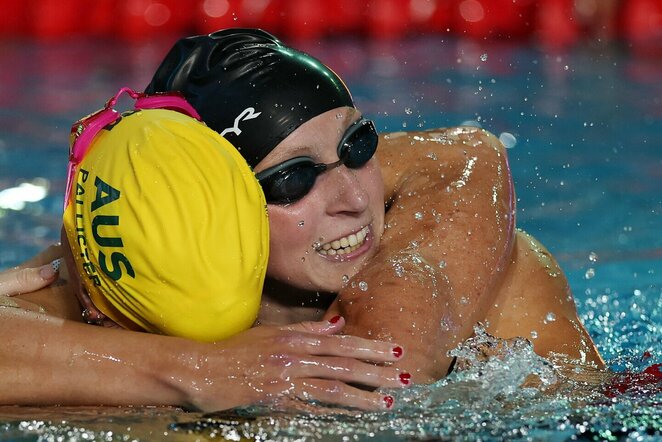Katie Ledecky ir Lani Pallister | Scanpix nuotr.
