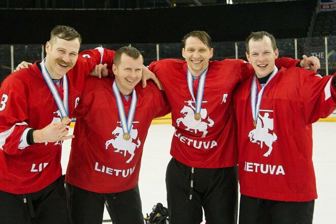 Mindaugas Kieras, Rolandas Aliukonis, Darius Pliskauskas ir Artūras Katulis | hockey.lt nuotr.