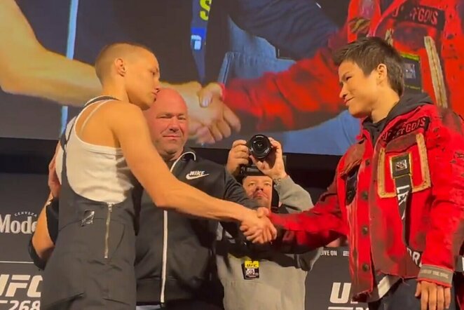 Rose Namajunas ir Weili Zhang | „Stop“ kadras
