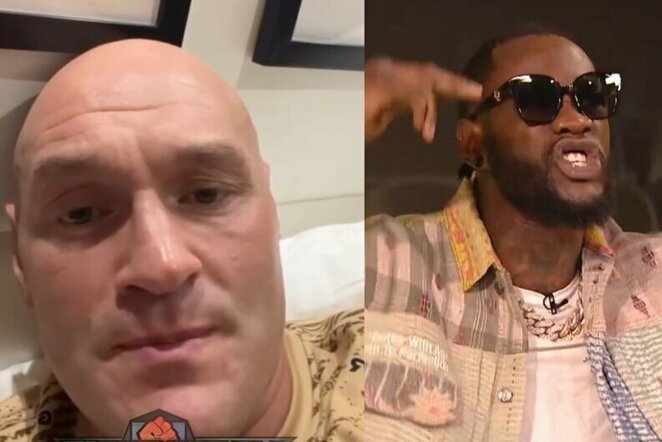 Tysonas Fury ir Deontay Wilderis | „Stop“ kadras