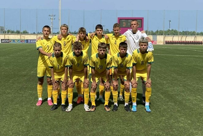 Lietuvos U-15 futbolo rinktinė | lff.lt nuotr.