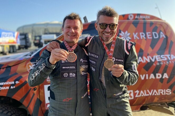Antanas Juknevičius ir Darius Vaičiulis | „KREDA“ komandos nuotr.