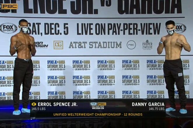 Errolas Spence'as ir Danny Garcia | Youtube.com nuotr.