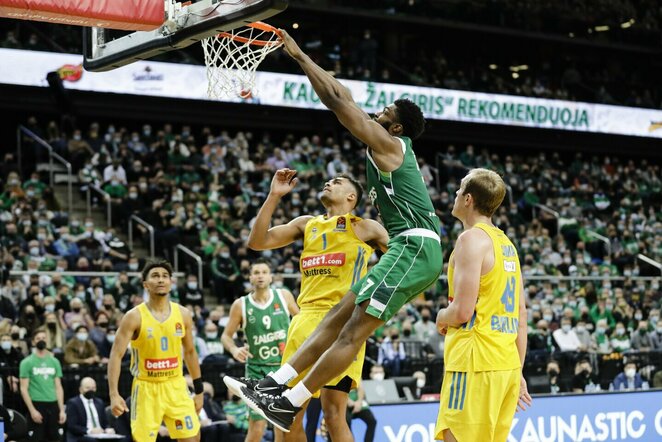 „Žalgiris“ - ALBA rungtynių akimirka | Teodoro Biliūno / BNS foto nuotr.