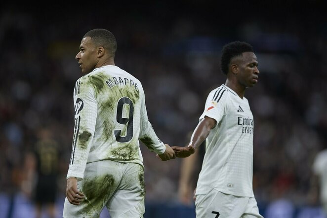 Kylianas Mbappe ir Vinicius | Scanpix nuotr.