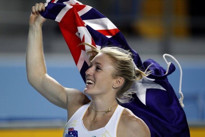 Australijos bėgikė Sally Pearson | Reuters nuotr.