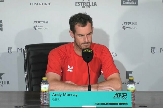 Andy Murray'us | „Stop“ kadras