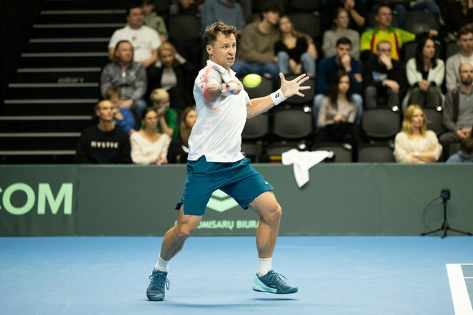 Ričardas Berankis prieš Sabą Purtseladzę | Sauliaus Čirbos nuotr.