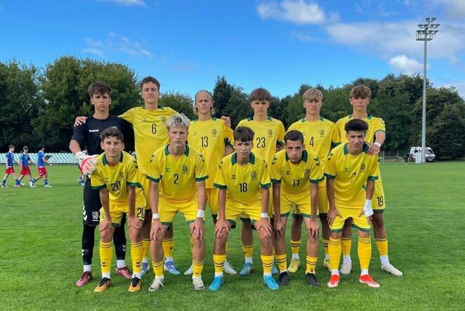 Lietuvos U-17 futbolo rinktinė | lff.lt nuotr.