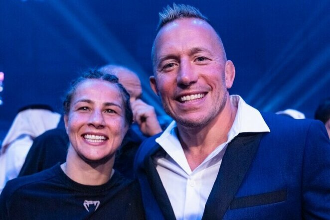 Jasmine Jasudavicius ir Georgesas St-Pierre'as | Instagram.com nuotr