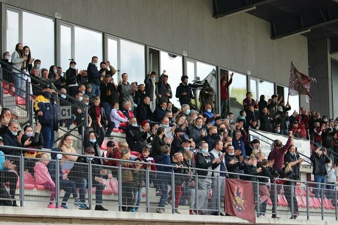 Telšių centrinio stadiono tribūna | Klubo nuotr.