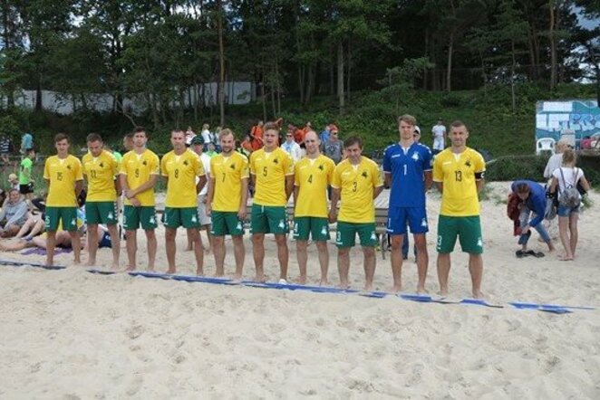 Lietuvos paplūdimio futbolo rinktinė | LFF nuotr.