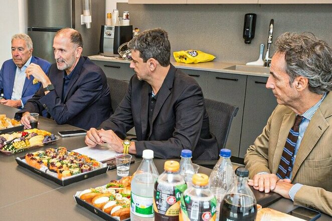 „Maccabi“ susitikimas su Eurolygos vadovais | Organizatorių nuotr.