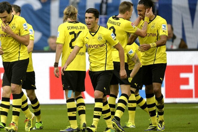 „Borussia“ džiaugiasi pirmuoju mačo įvarčiu | AP/Scanpix nuotr.