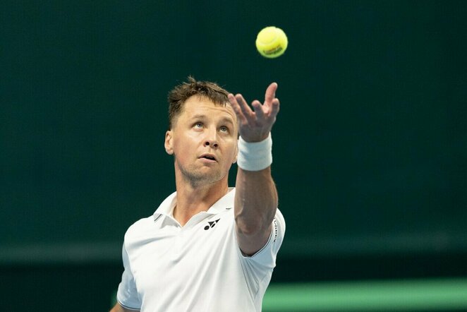 Ričardas Berankis prieš Sabą Purtseladzę | Sauliaus Čirbos nuotr.