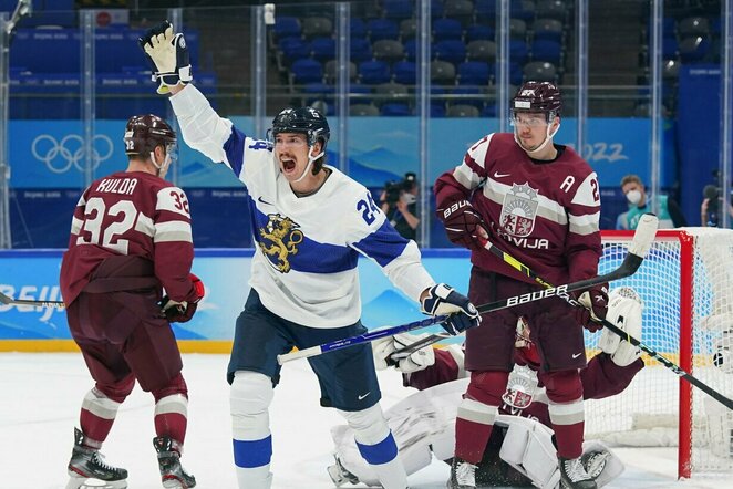 Suomijos - Latvijos rungtynių akimirka | IIHF nuotr.