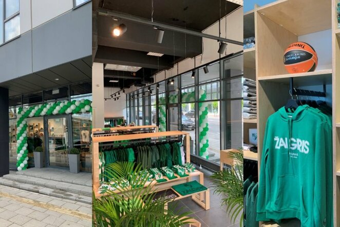 Kauno „Žalgiris“ atidarė pirmąją parduotuvę Vilniuje | Organizatorių nuotr.