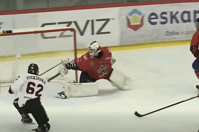 Vilniaus „Hockey Punks – Mototoja“ rungtynių akimirka | „Stop“ kadras