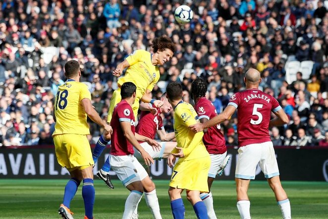 „West Ham United“ – „Chelsea“ rungtynių akimirka  | Scanpix nuotr.