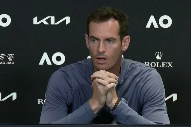 Andy Murray'us | „Stop“ kadras