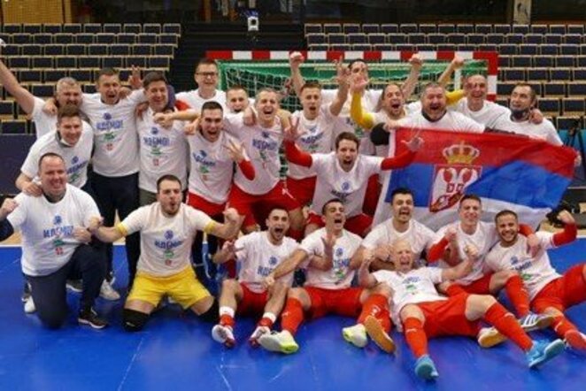 Serbijos salės futbolo rinktinė | Organizatorių nuotr.