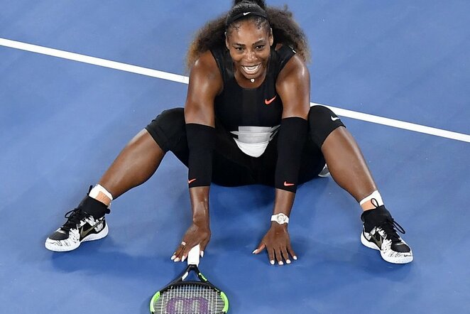 Serenos Williams ir Venus Williams mačo akimirka | Scanpix nuotr.