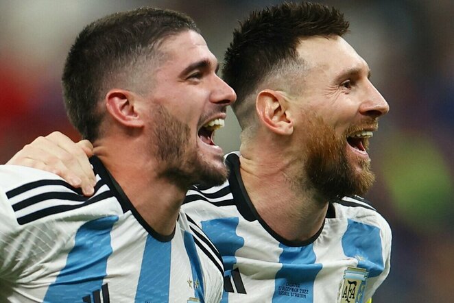 Rodrigo De Paulas ir Lionelis Messi | Scanpix nuotr.