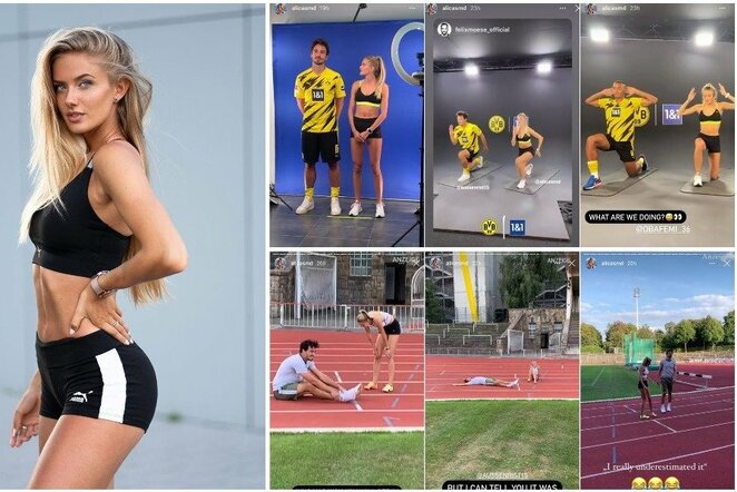 Alica Schmidt ir jos treniruotės | Instagram.com nuotr