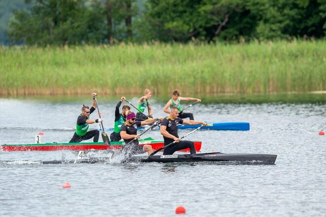 Vadimas Korobovas ir Henrikas Žustautas | Sauliaus Čirbos nuotr.