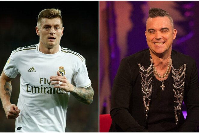 Toni Kroosas ir Robbie Williamsas | Scanpix nuotr.