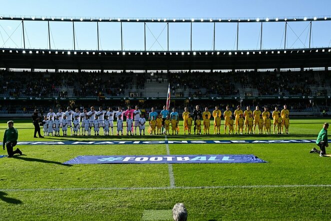 Lietuva – Kosovas rungtynių akimirka | Teodoro Biliūno / BNS foto nuotr.