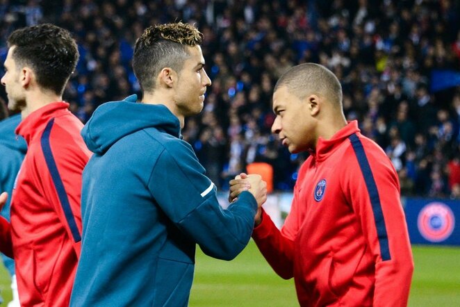 Cristiano Ronaldo ir Kylianas Mbappe | Scanpix nuotr.