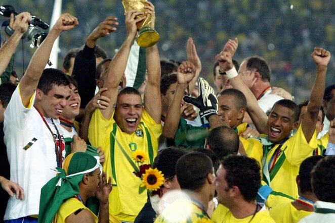 Brazilų triumfas 2002 m. | REUTERS/Scanpix nuotr.