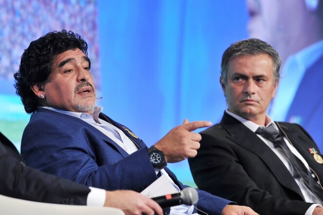 Diego Maradona (kairėje) | Reuters/Scanpix nuotr.