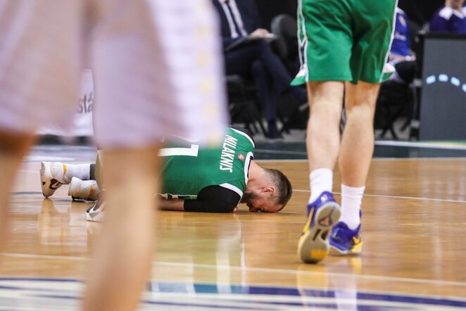 Artūro Milaknio trauma | Eriko Ovčarenko / BNS foto nuotr.