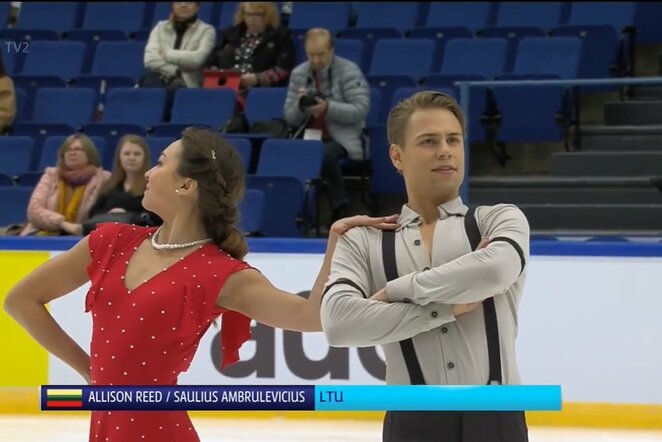 Saulius Ambrulevičius ir Allison Reed | Youtube.com nuotr.