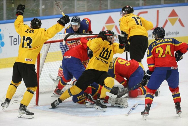 2022 m. Lietuvos ir Rumunijos susitikimas | IIHF nuotr.