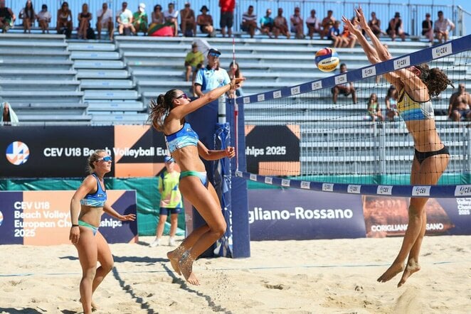 Barbora Rakauskaitė (dešinėje) | CEV nuotr.