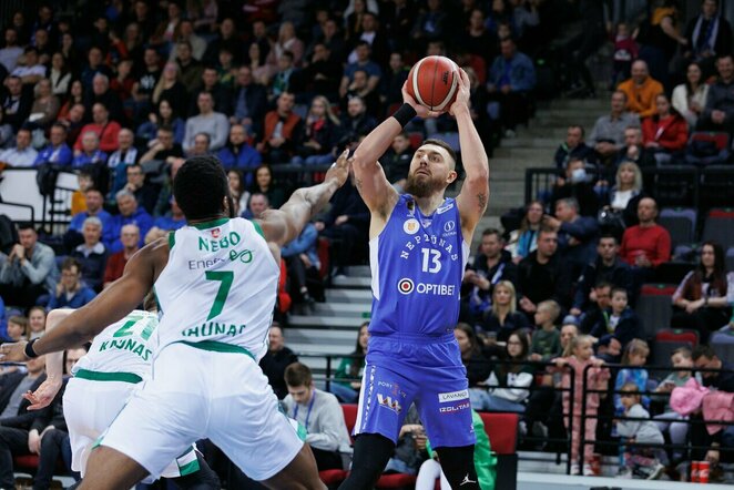 „Neptūnas“ – „Žalgiris“ rungtynių akimirka | Eriko Ovčarenko / BNS foto nuotr.