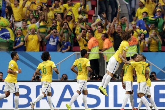 Brazilijos rinktinės džiaugsmas | AP/Scanpix nuotr.