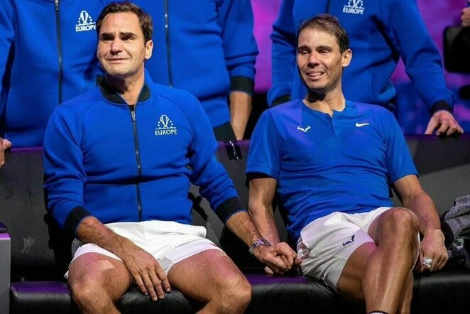 Rogeris Federeris ir Rafaelis Nadalis | „Twitter“ nuotr.