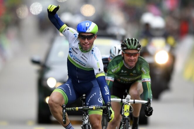 „Tour de Romandie“ lenktynių ketvirtojo etapo finišas | AFP/Scanpix nuotr.