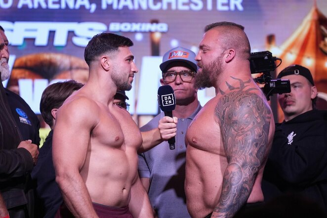 Tommy Fury ir Eddie Hallas | Scanpix nuotr.
