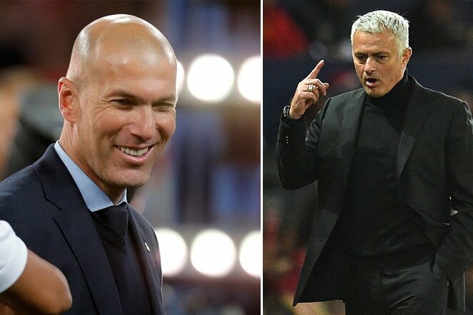 Z.Zidane'as ir J.Mourinho | Scanpix nuotr.