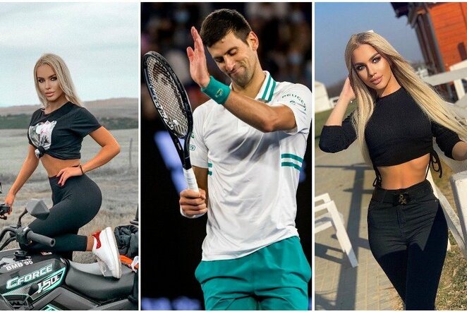 Natalija Ščekič ir Novakas Djokovičius | Instagram.com nuotr